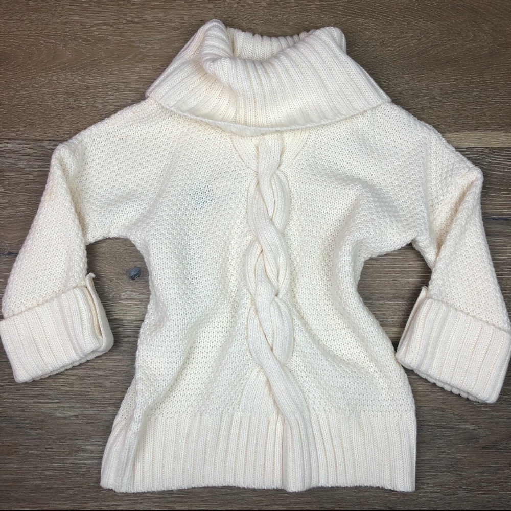 NWT Talbots Cable Knit Cowl Sweater